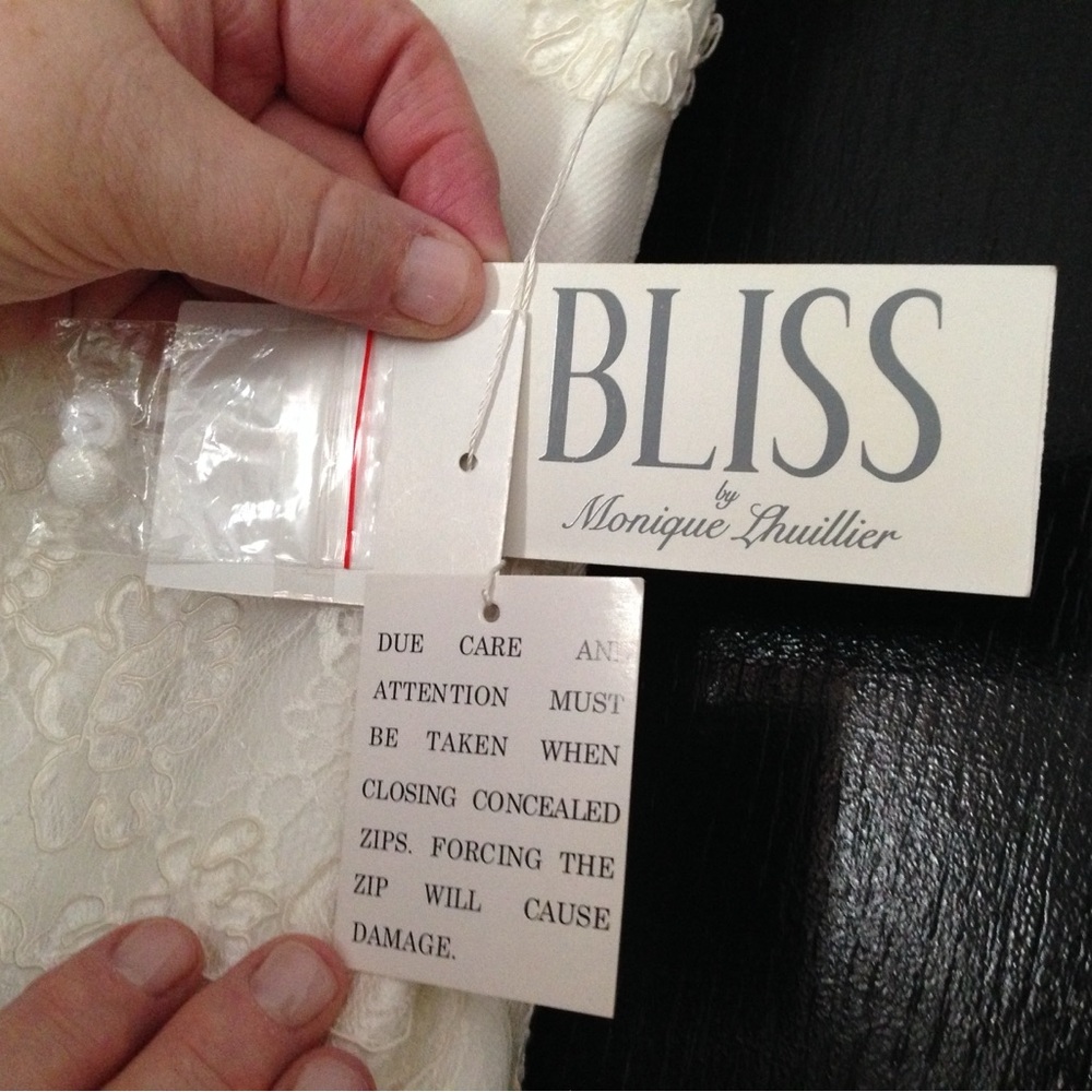 Monique Lhuillier Bliss Wedding Dress, Size 10 - Picture 9 of 9